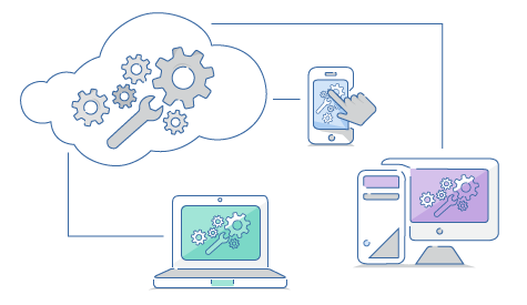 Saas System Graphic